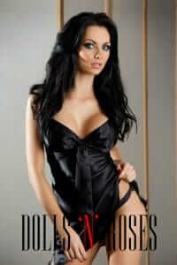 hot brunet escort living in London